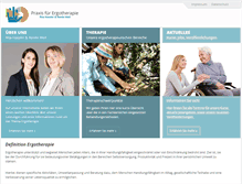 Tablet Screenshot of ergotherapie-karlsruhe.de